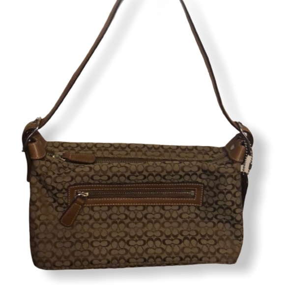 Coach Handbags - Coach Canvas Baguette Purse